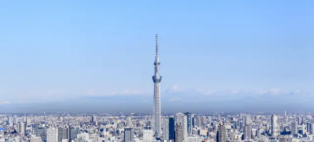 可從634公尺的高處眺望東京全景！ 以塔為中心，擁有眾多娛樂及商業設施