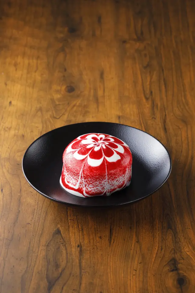 Fluffy pancakes packed with cream cheese in the batter.