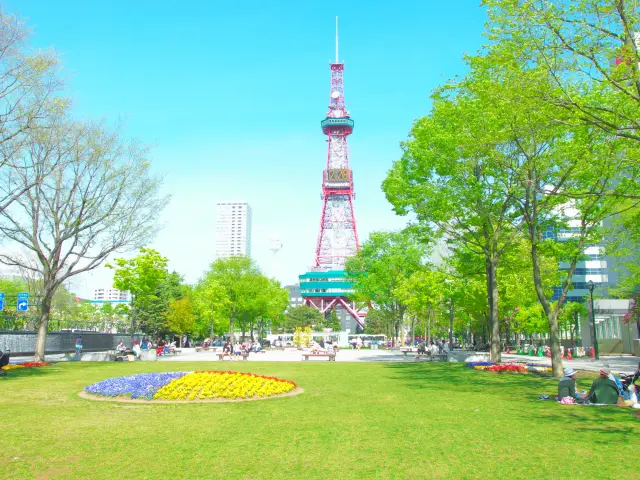 在國際交流區可以「札幌電視塔」為中心漫步遊覽