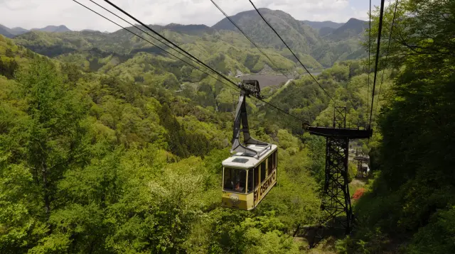 搭乘昇仙峽纜車，盡享富士山的能量與絕景
