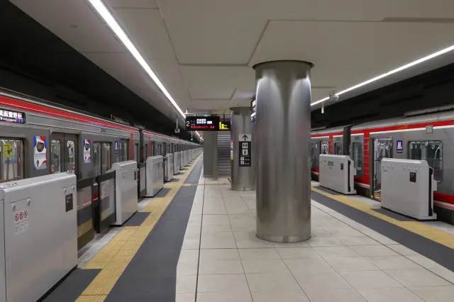 大阪市内の観光に利用することが多い大阪メトロ 御堂筋線「なんば駅」