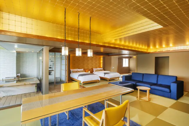 和モダンな空間でゆっくり寛ごう