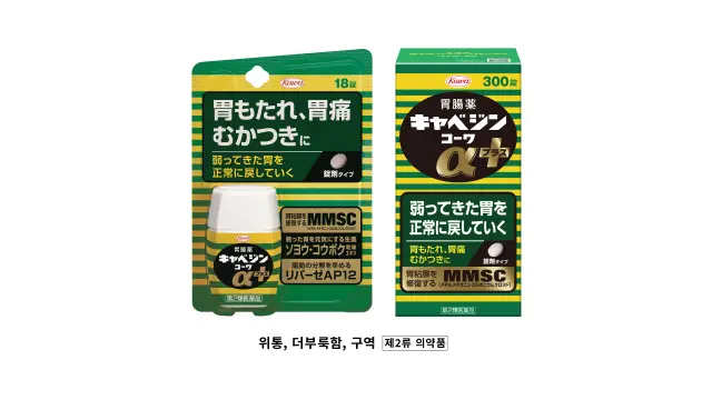 알약 타입의 'CABAGIN KOWA α PLUS'