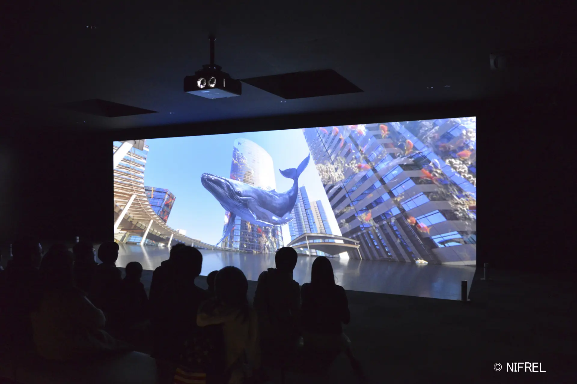 Permanent “Touching Connections” Installation Featuring Wall and Floor Screens