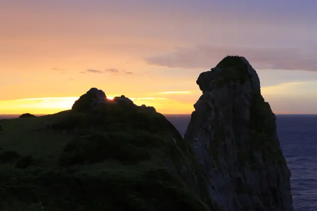 傍晚的猿岩美得如夢似幻