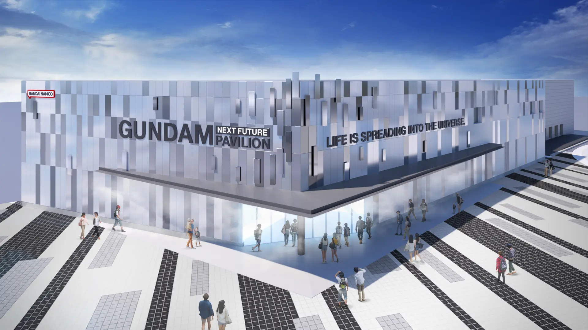 GUNDAM NEXT FUTURE PAVILIONの完成イメージ