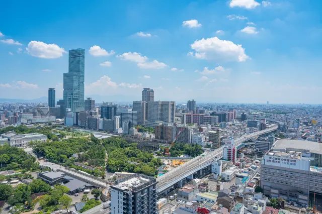 天王寺の街並み