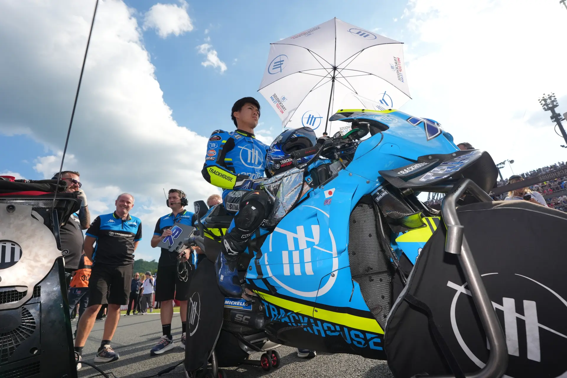 日本人ライダーの小椋藍選手