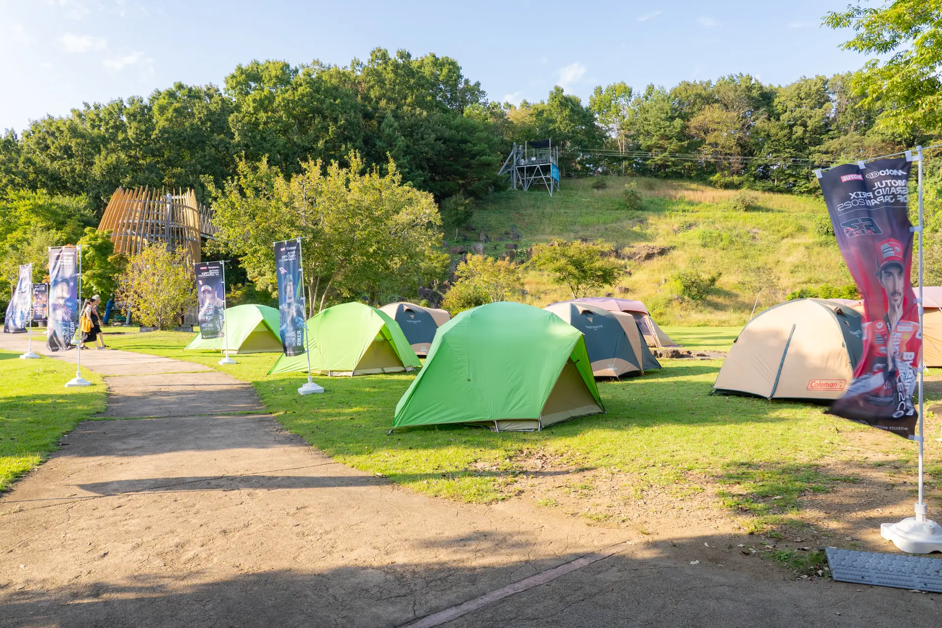 特典付きの「ハローウッズキャンプ・パドックツアー」