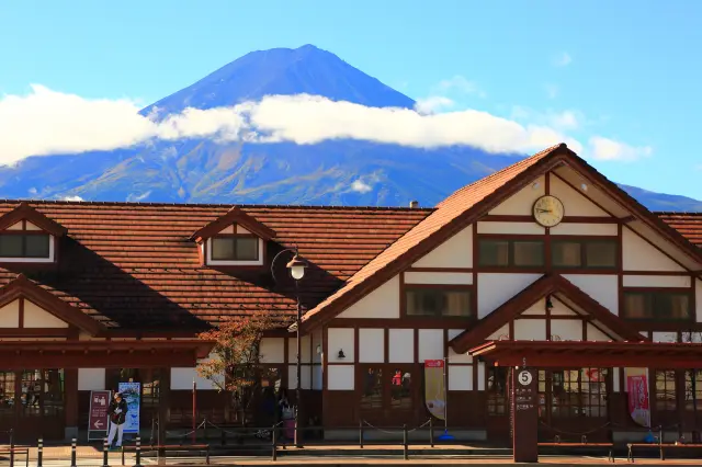 最適合作為河口湖觀光據點的「河口湖站」