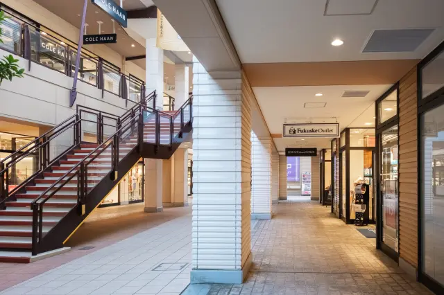 屋根付通路で雨の日でも安心