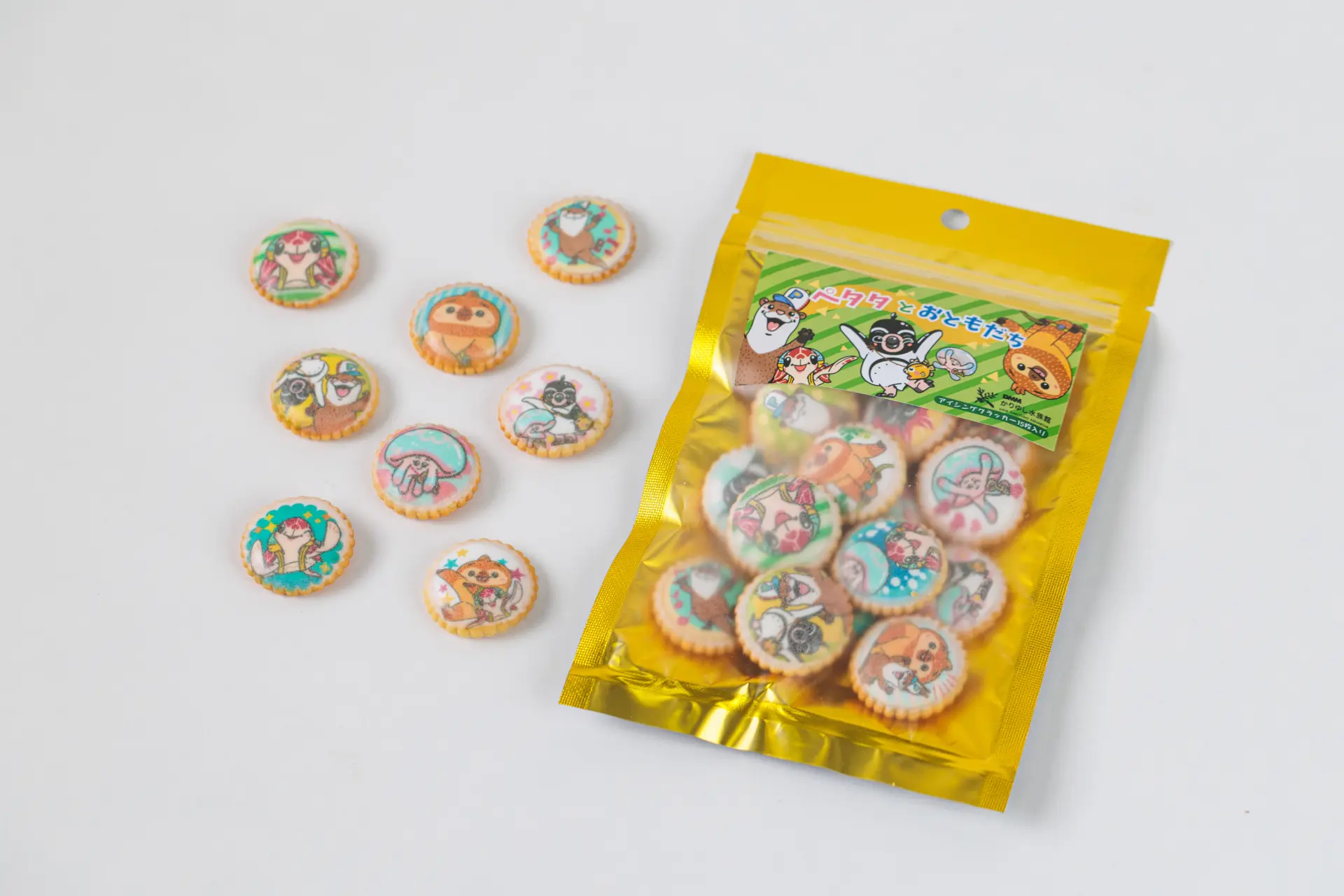 ペタタとおともだち（アイシングクラッカー15枚入り）