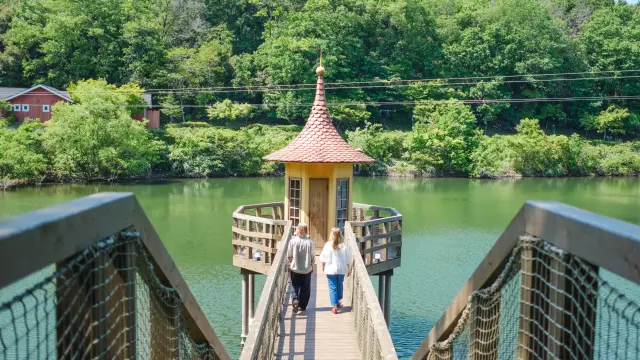 緑豊かなパーク内で日頃の疲れをリフレッシュしよう