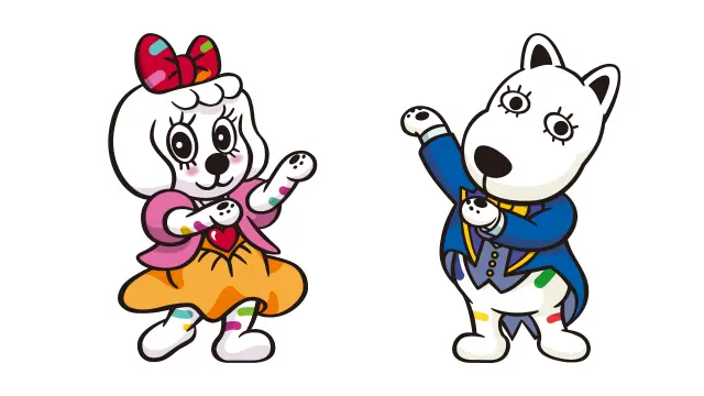 よみうりランドマスコットキャラクター グッド＆ラッキー