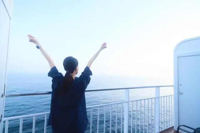 寝て、起きたら観光スタート！