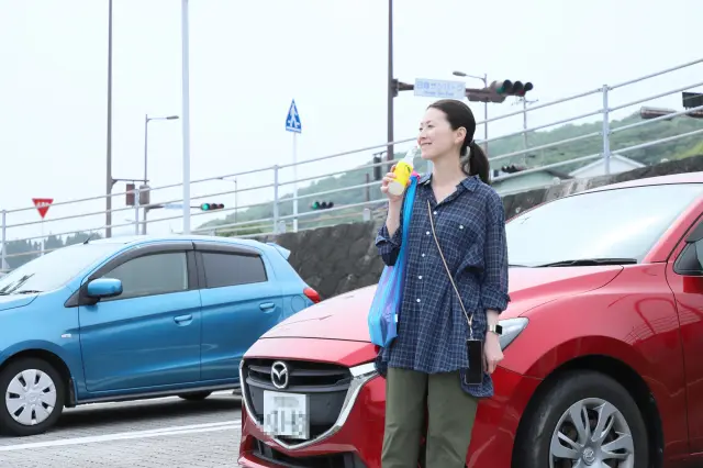 車ごとフェリーに乗り込めるから、旅先の移動もスムーズ！