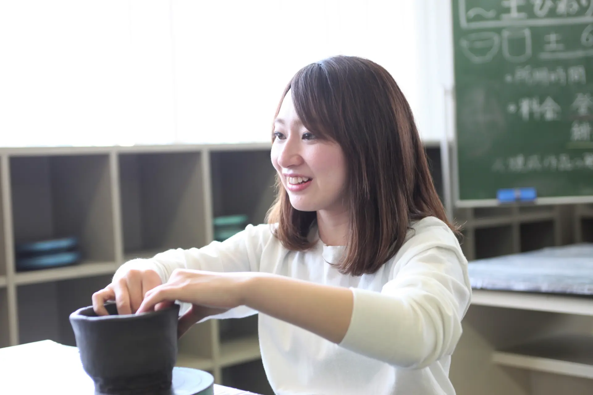 備前焼の陶芸体験にチャレンジ