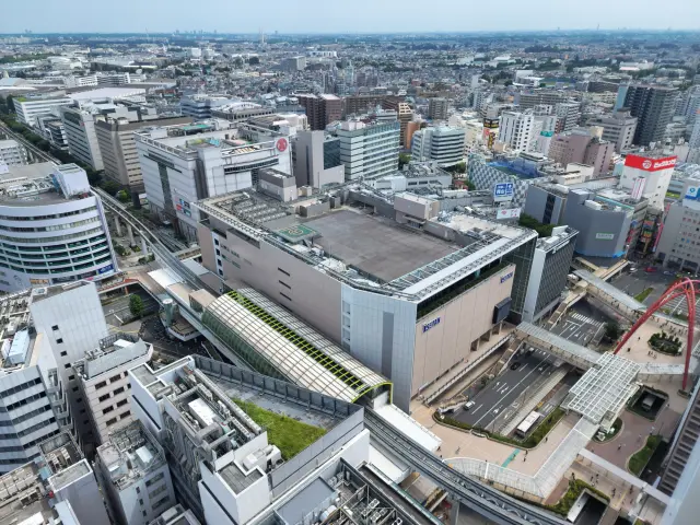 立川站周邊的街景