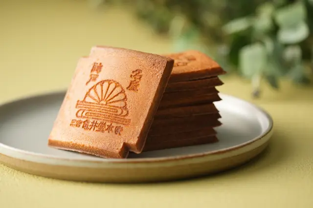 素朴ながら上品な甘さサクッとした食感を味わえる瓦せんべい
