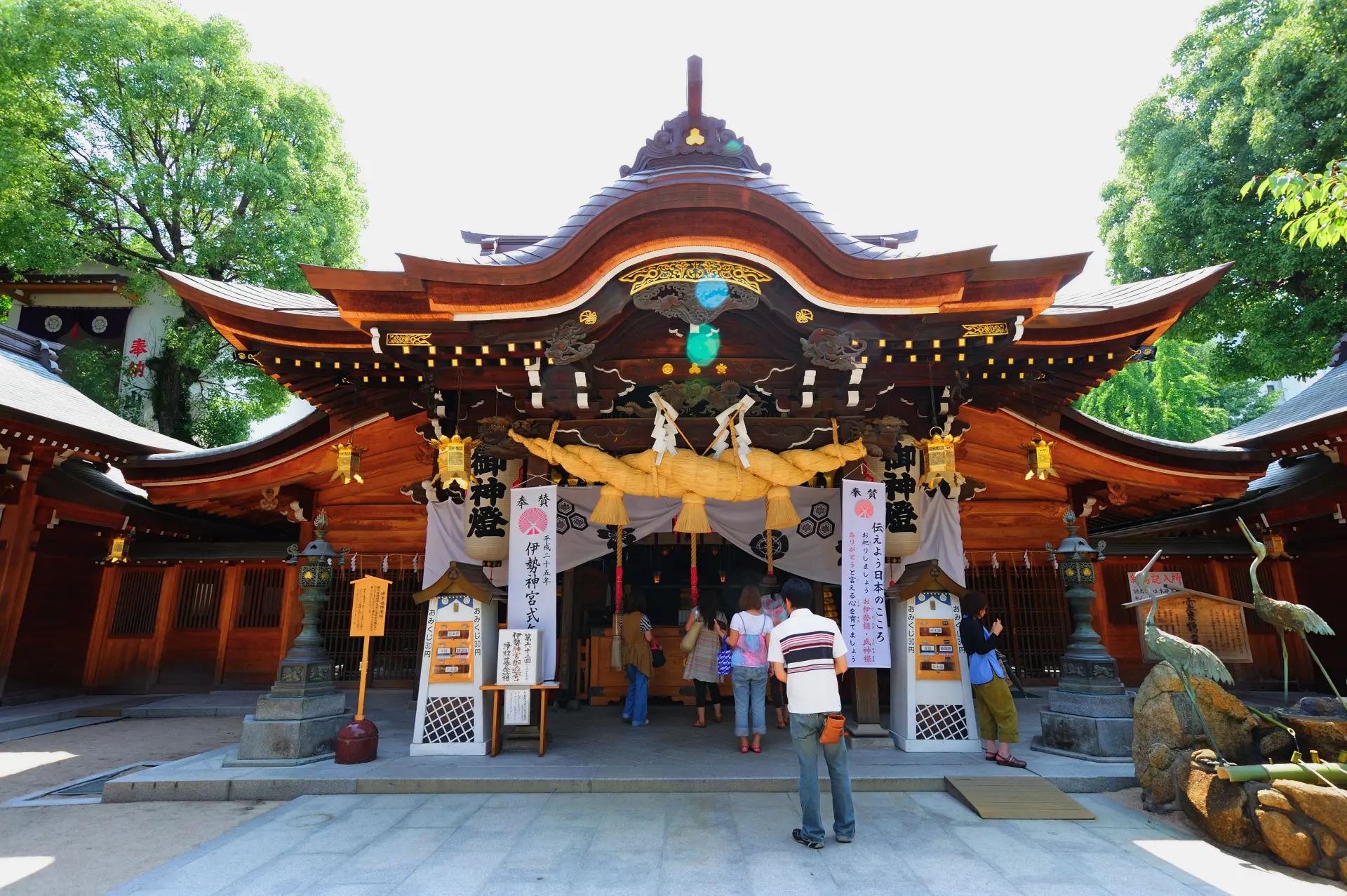 「博多祇園山笠」が奉納される博多の総鎮守“お櫛田さん”