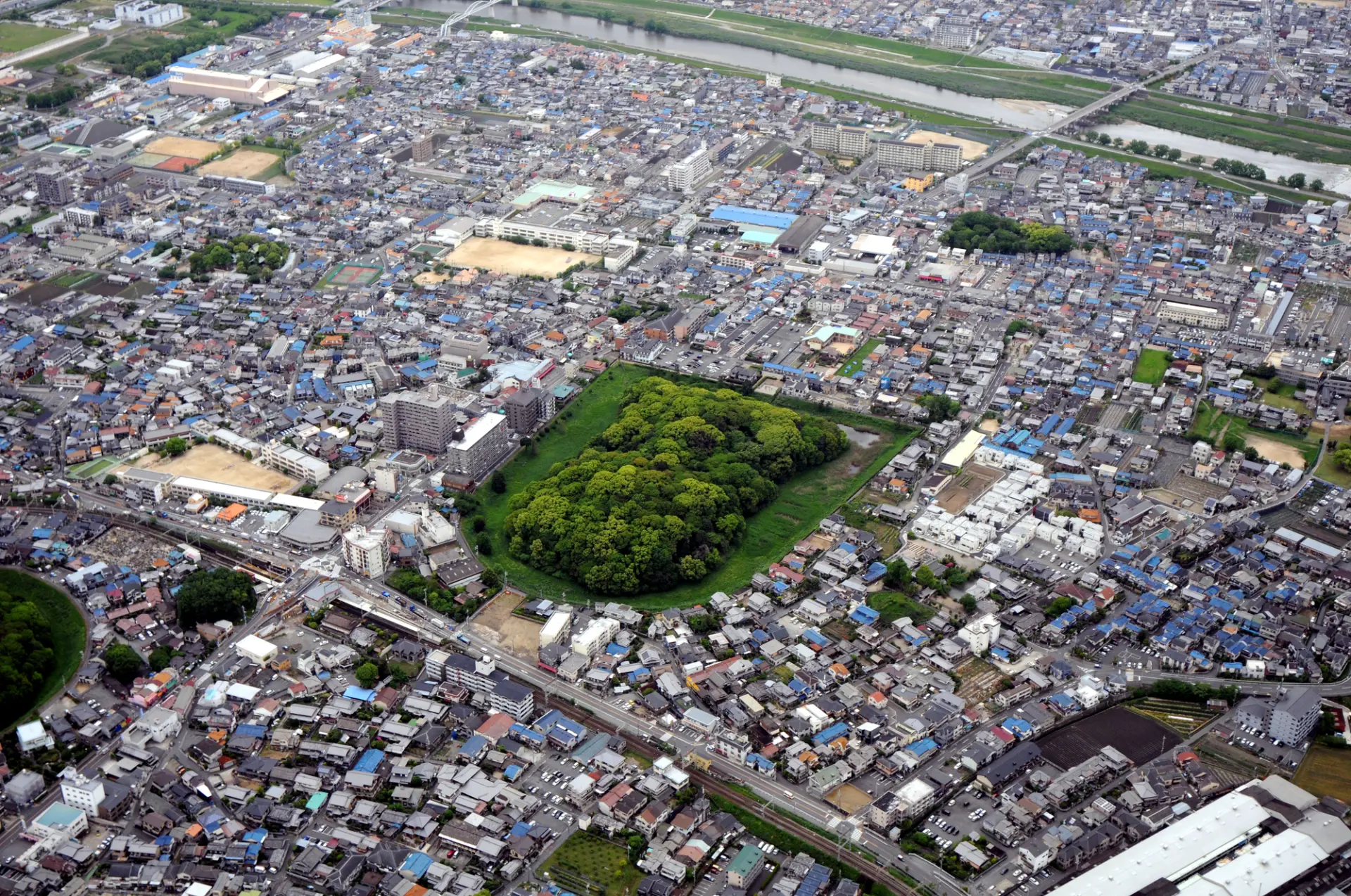 世界遺産に登録された古墳群で知られる藤井寺市