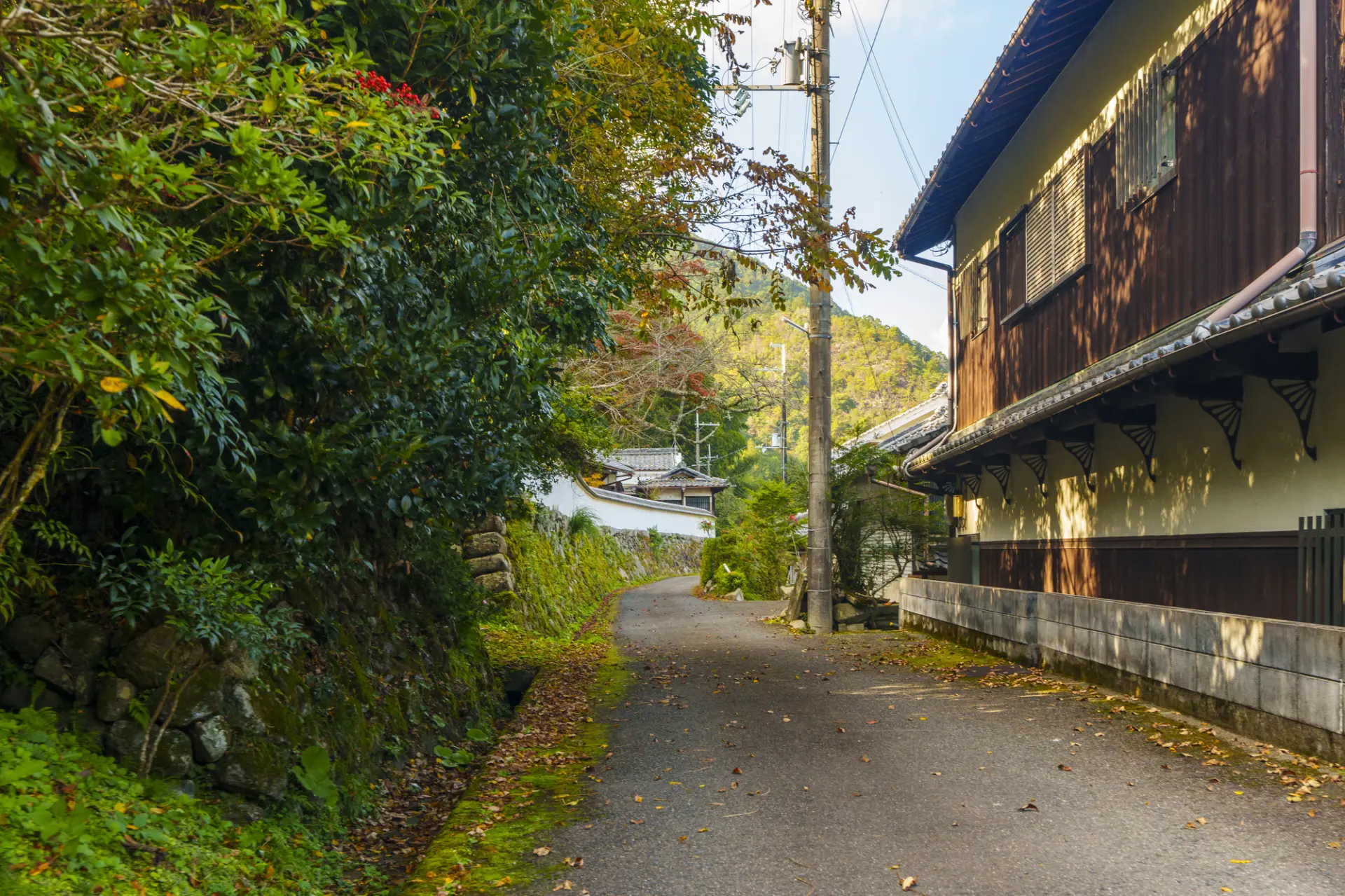 古い町並みが今も残る河内長野市