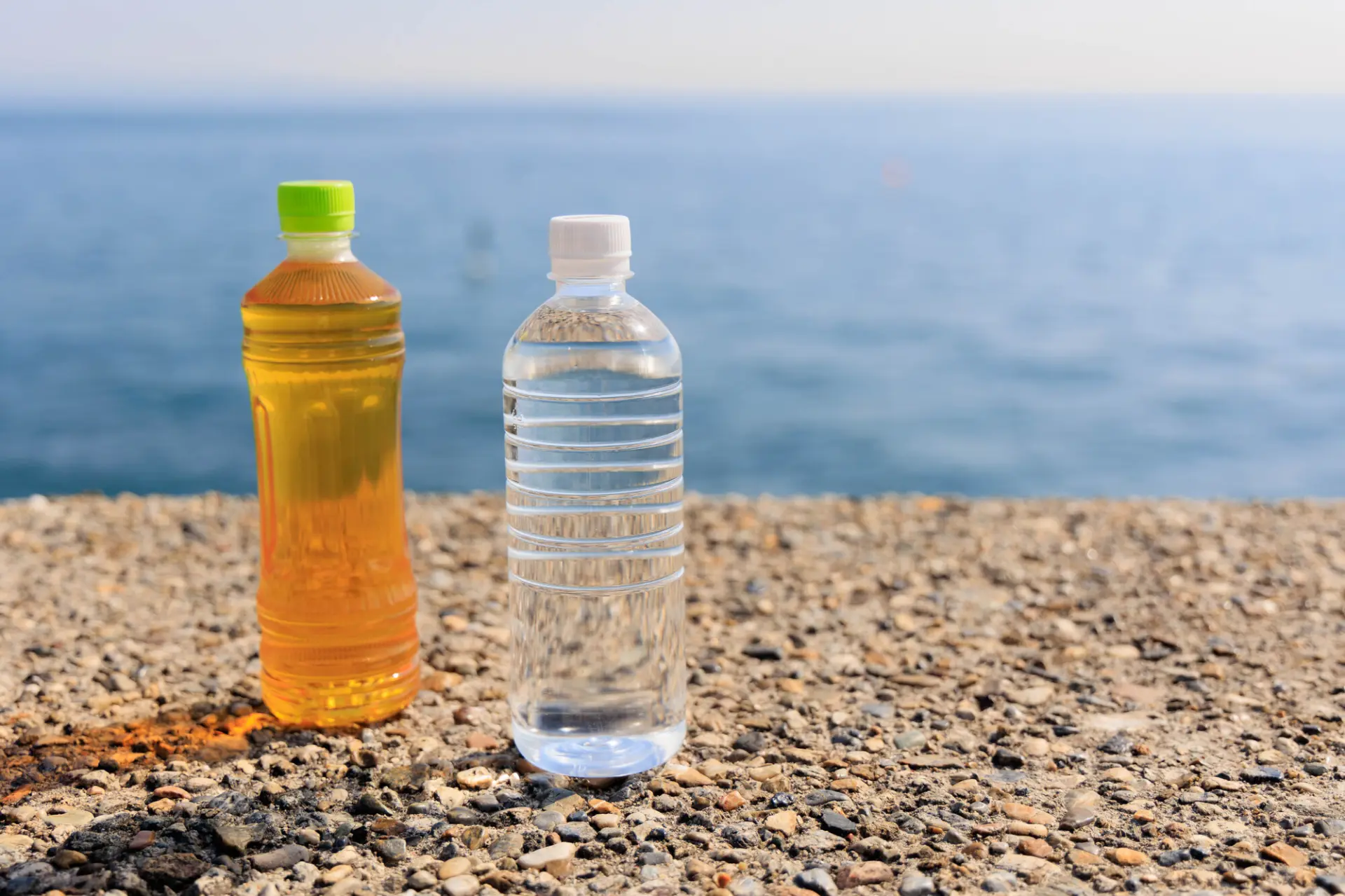 暑い時期は多めに飲み物を用意しておこう