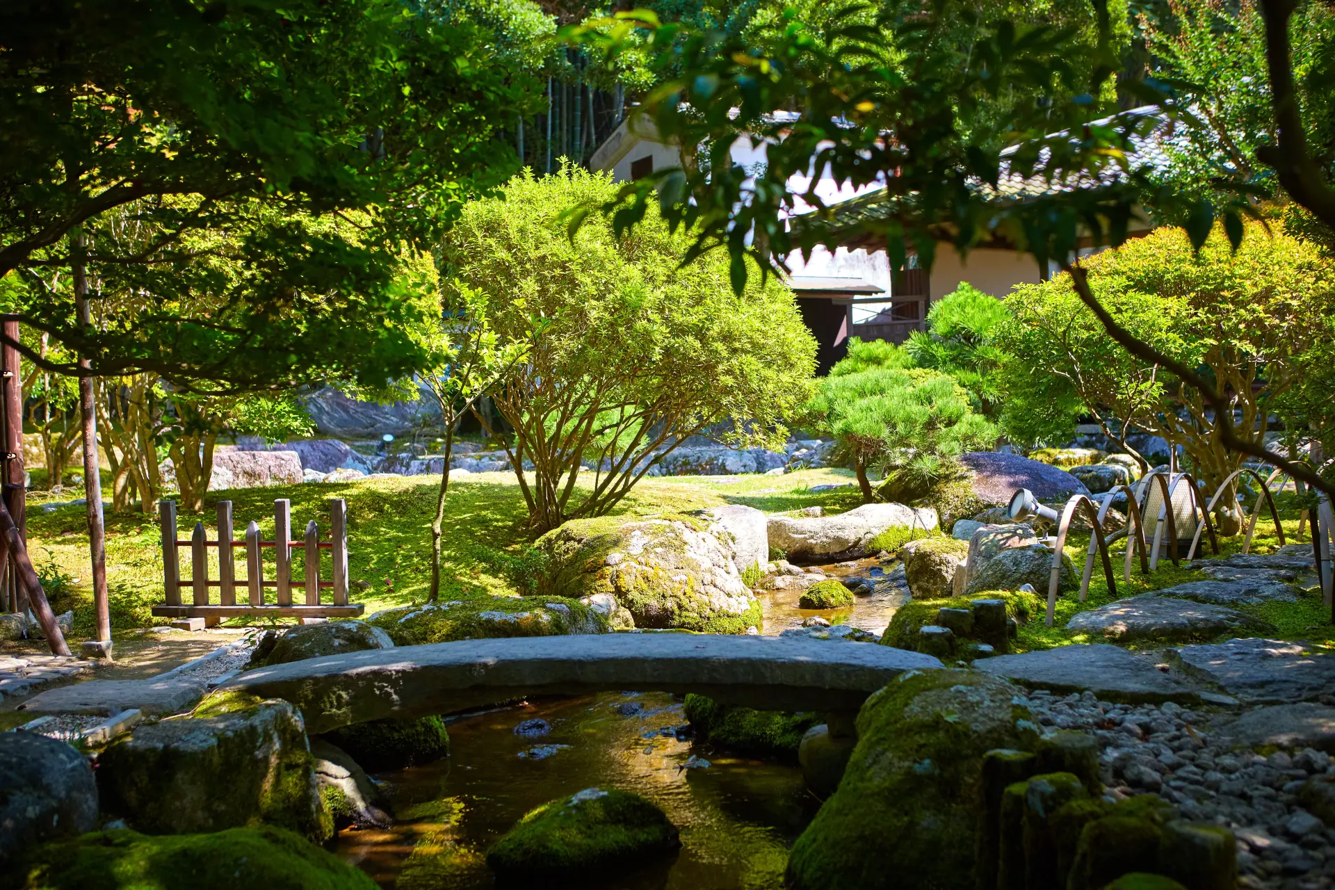 A garden where you can enjoy seasonal scenery and Japanese aesthetics