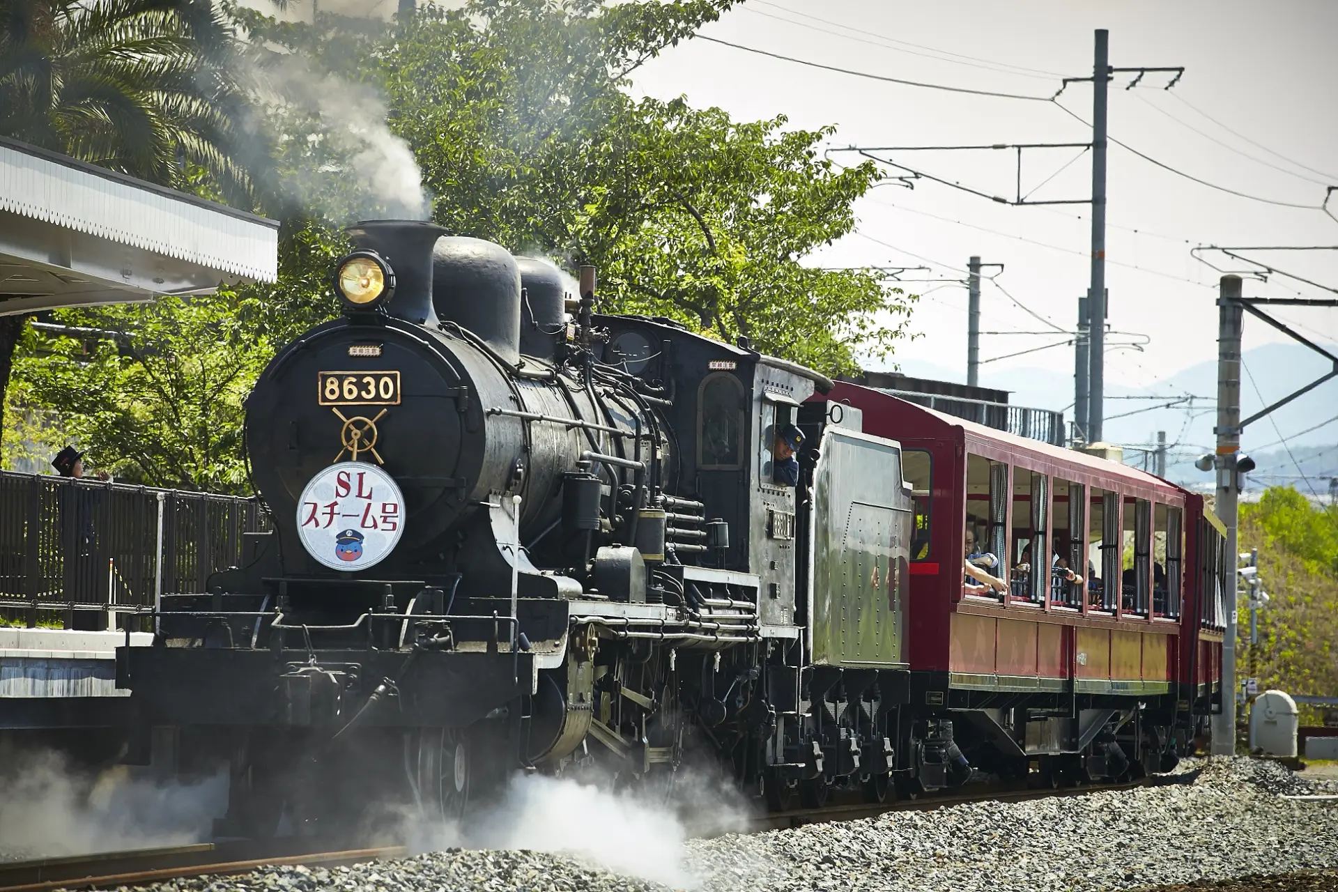 SLから新幹線まで53両の鉄道車両展示をはじめ、見て、触れて、体験できる、多彩な見どころが大充実