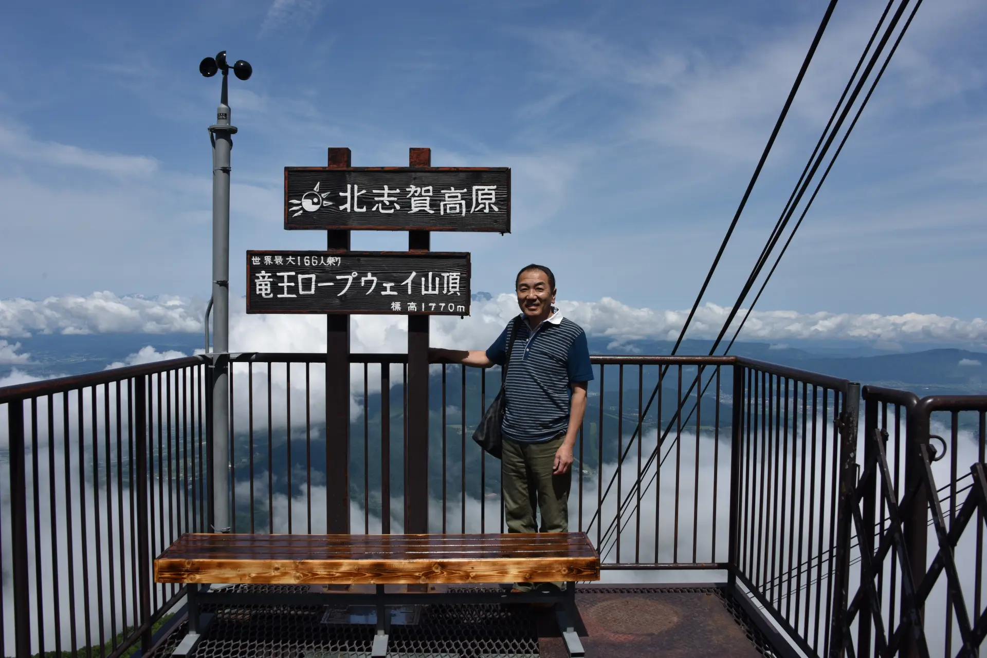 ロープウェイを含め全国の鉄道を完乗した中島信さん