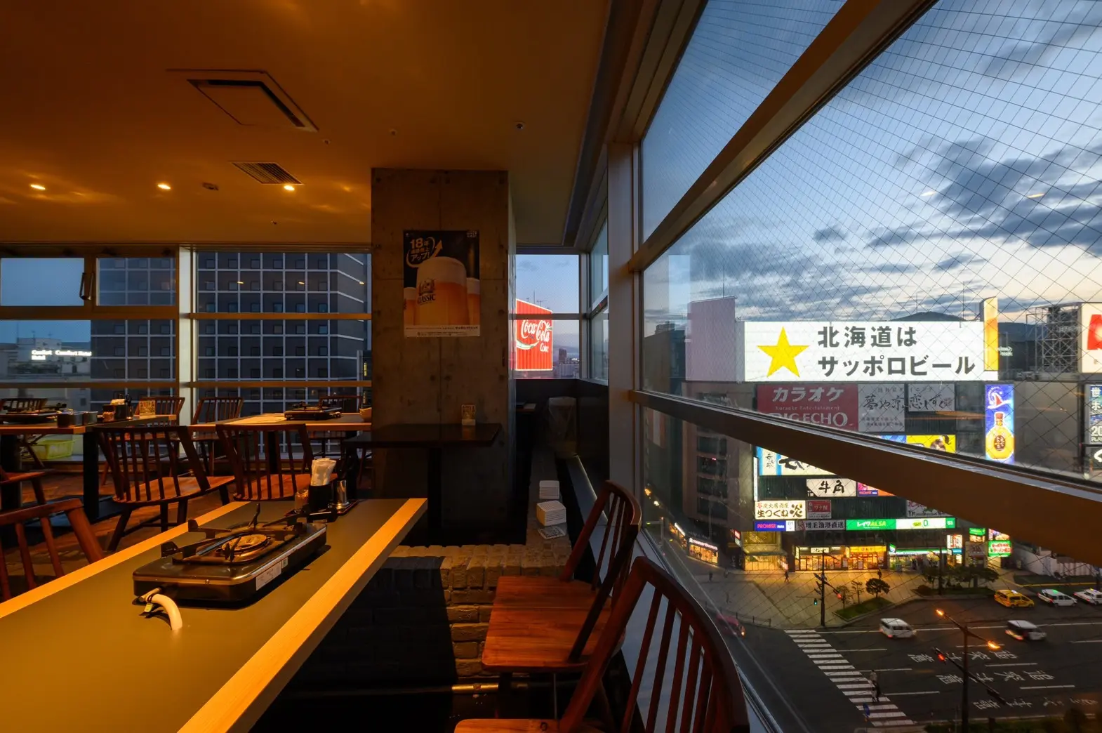 可將薄野迷人街景盡收眼底也是其魅力之一