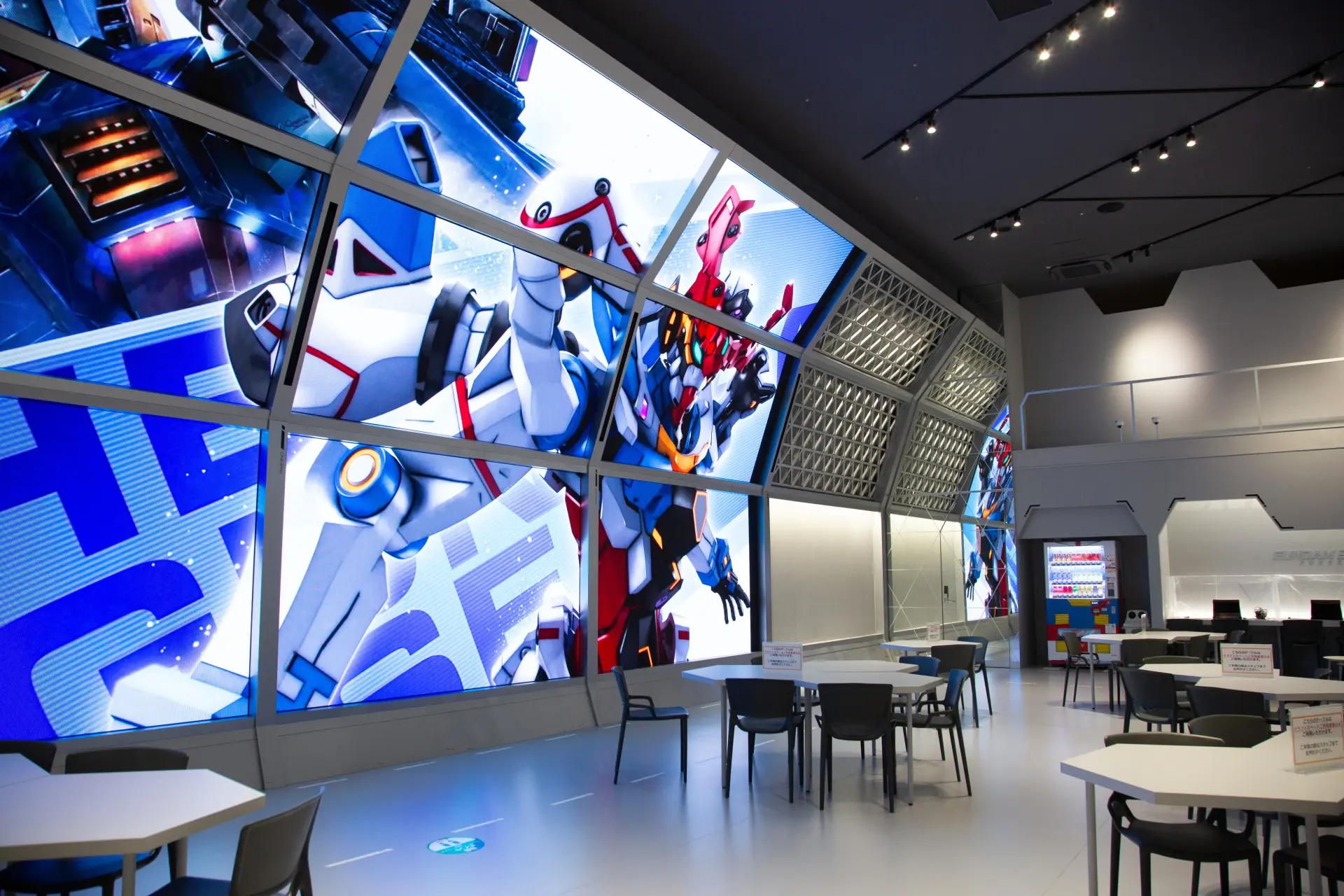 You can also build plastic models purchased in-store at the workshop space.