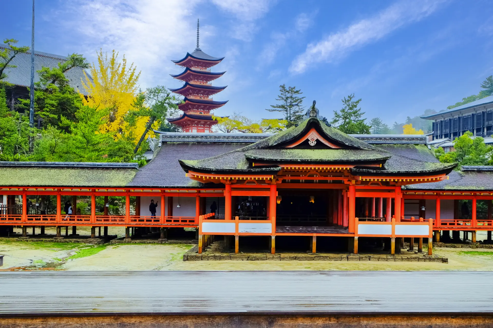 世界遺産・嚴島神社から徒歩3分と好立地の老舗旅館