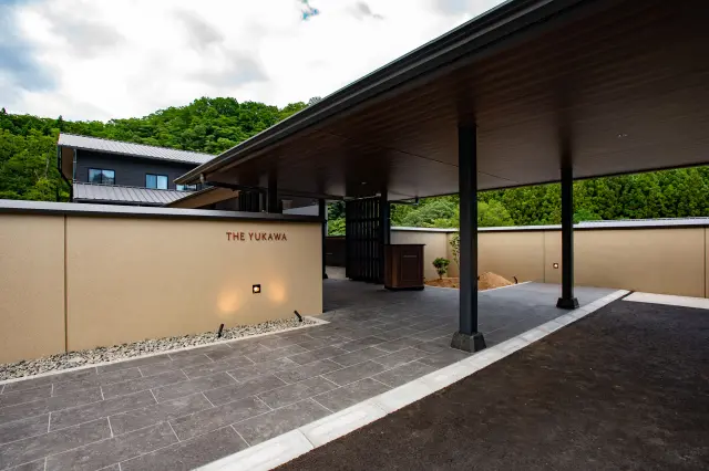 Entrance view at THE YUKAWA