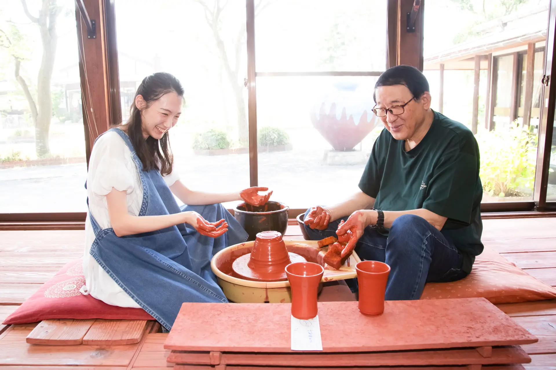 为每一位体验者细致指导的设施主人细野先生