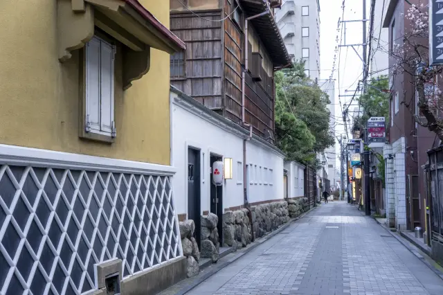 古町花街的小巷景致