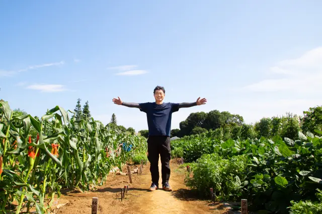 As many as 30 kinds of summer vegetables can be grown in a single field.