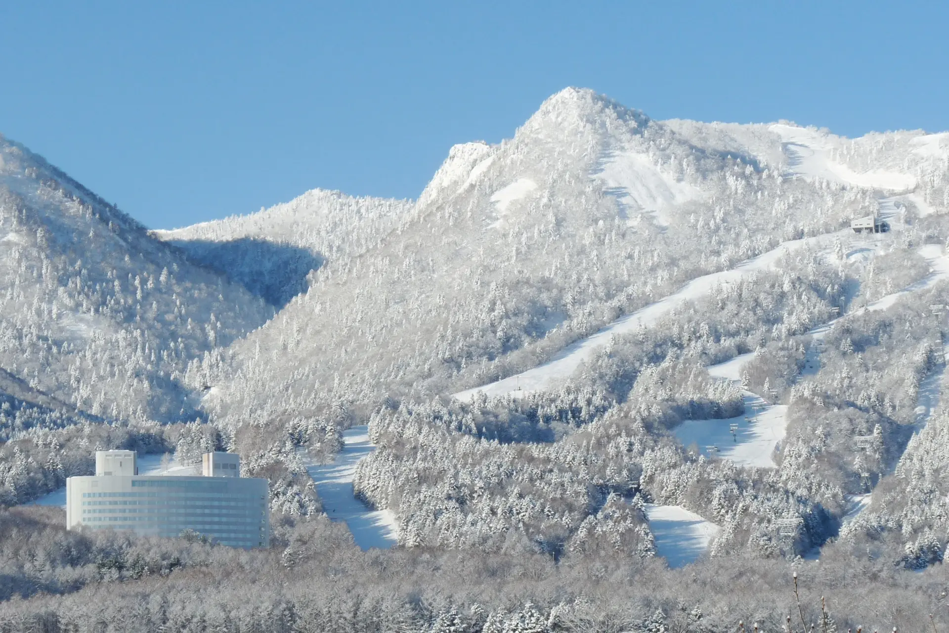 紧邻「富良野滑雪场」的「新富良野王子大酒店」