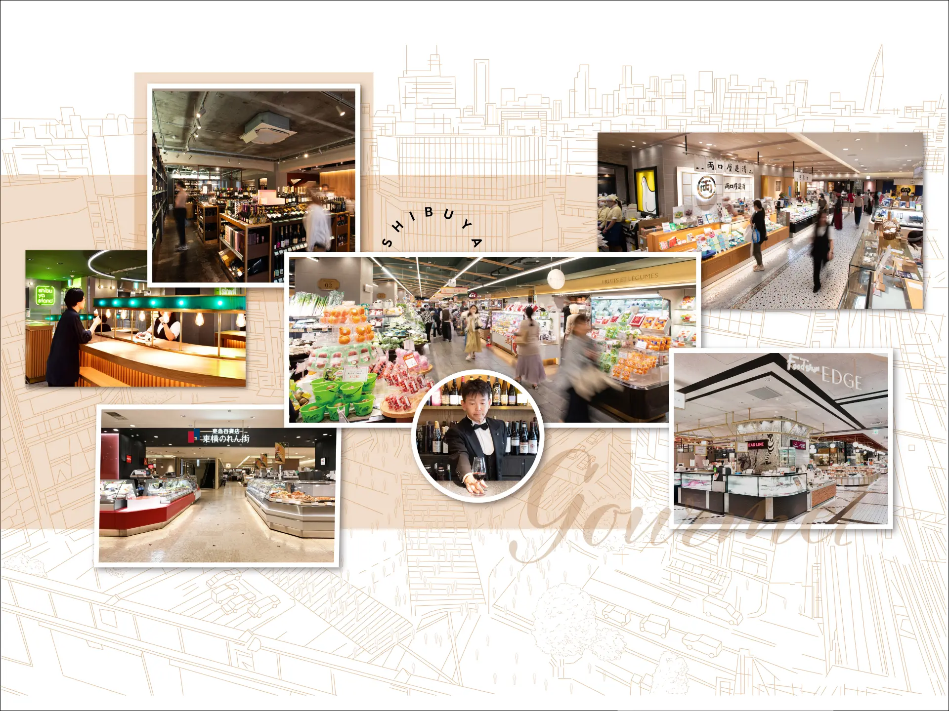 Shibuya Gourmet Trip : Taste and Compare at a Food Theme Park Boasting About 240 Shops and Find Souvenirs