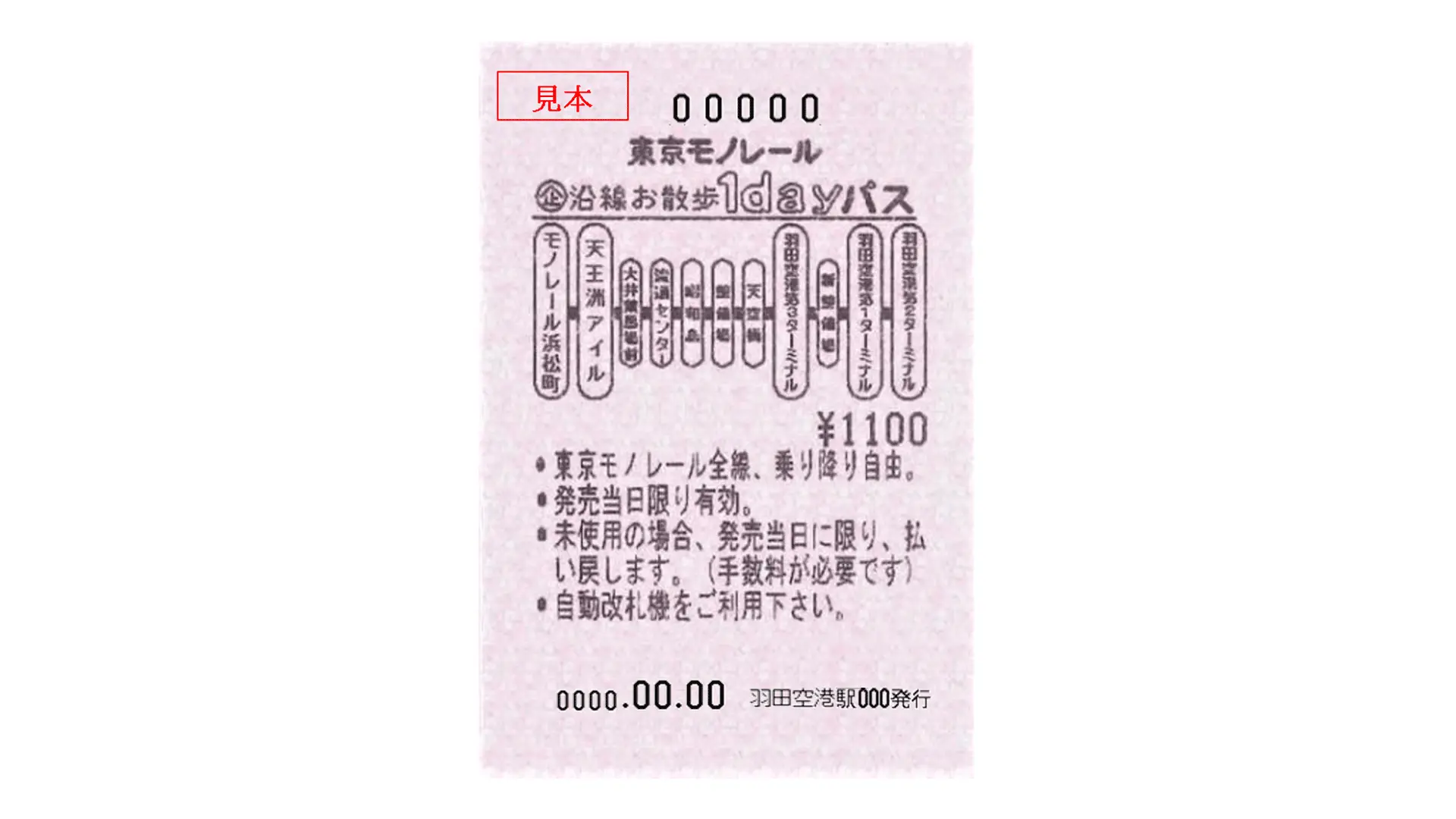 東京モノレール沿線お散歩1dayパス