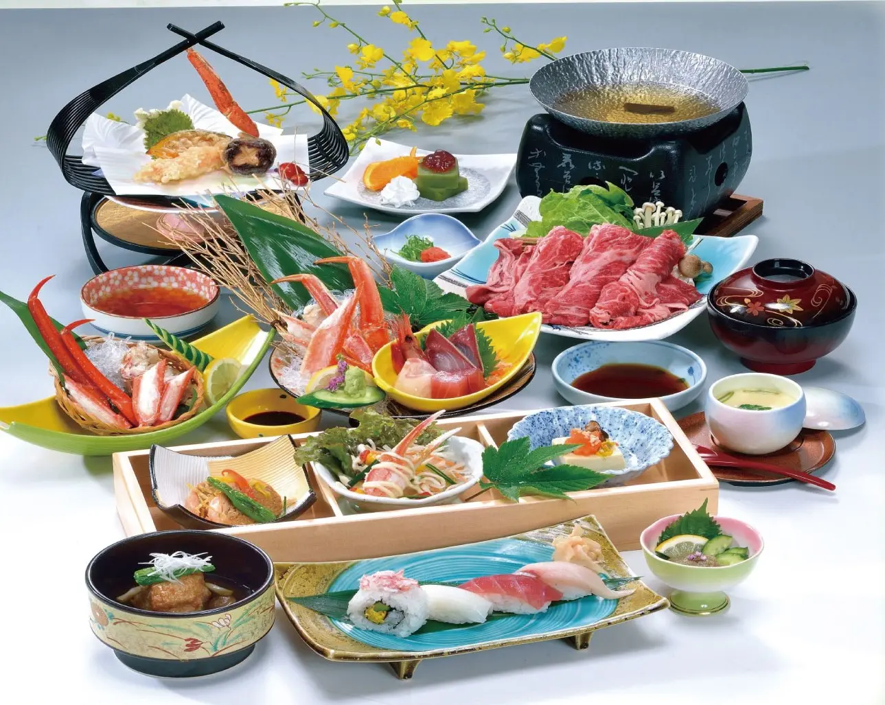 多彩な「かに料理」が味わえる