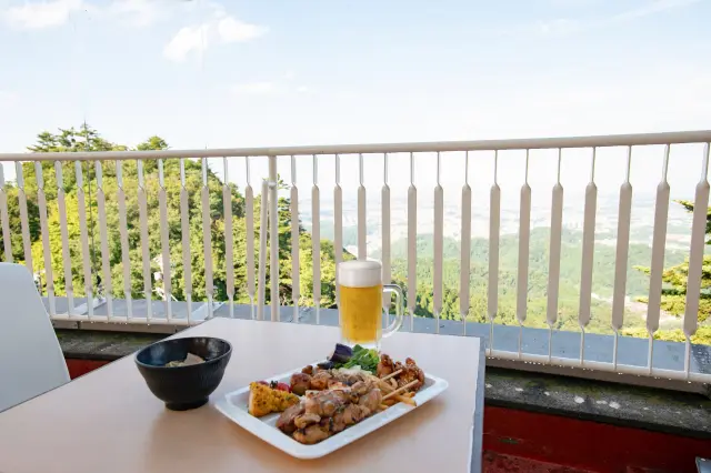 Flavorful dishes with a special seat offering spectacular views