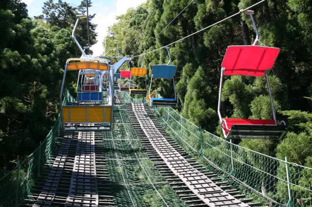 An aerial stroll while feeling the breeze of Mount Takao