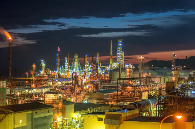 代表室蘭魅力之一的「工廠夜景」