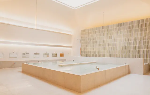 レトロな雰囲気ではなく現代的なデザインのネオ銭湯