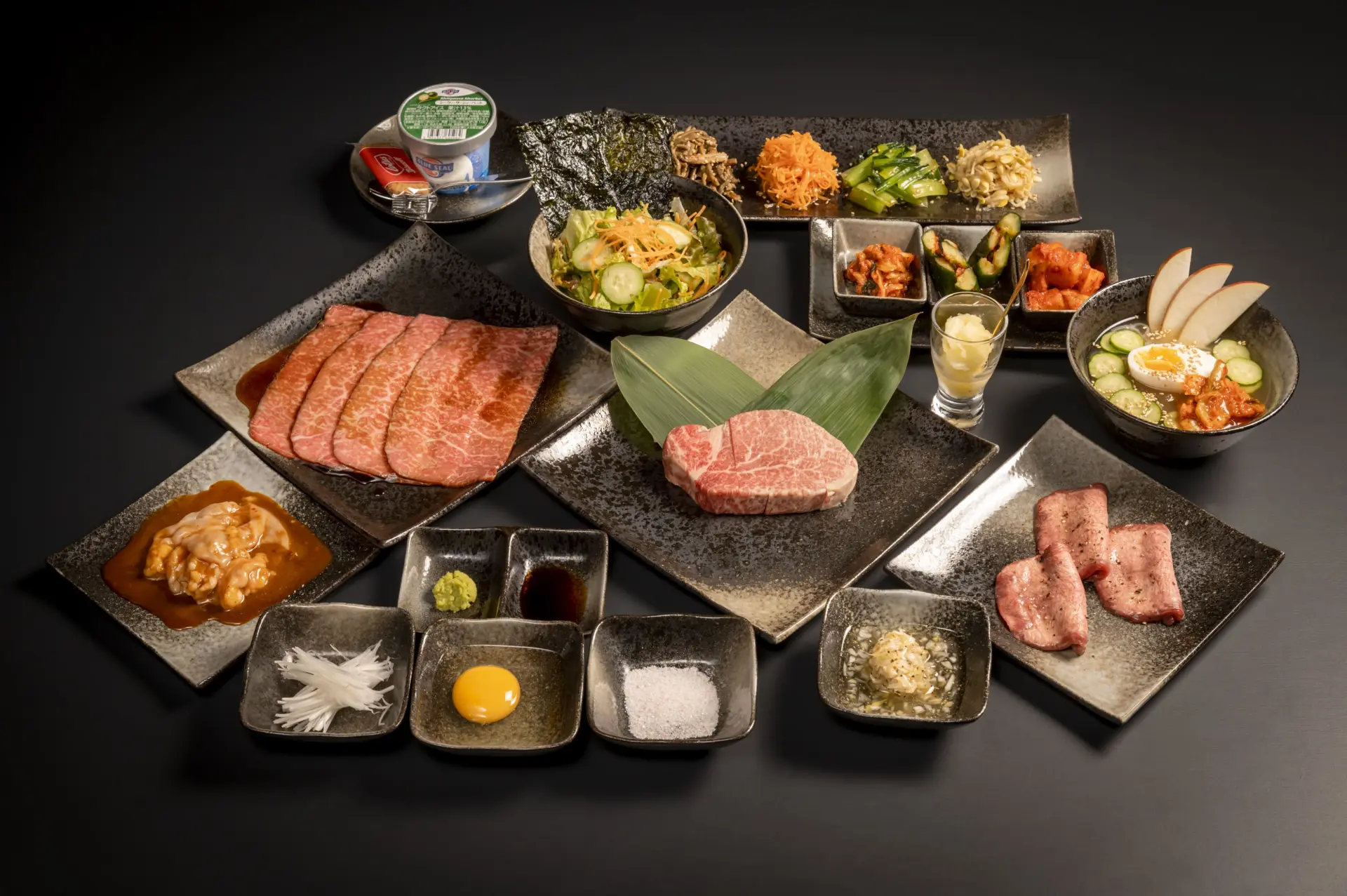コースメニューでは最高級の黒毛和牛が味わえる