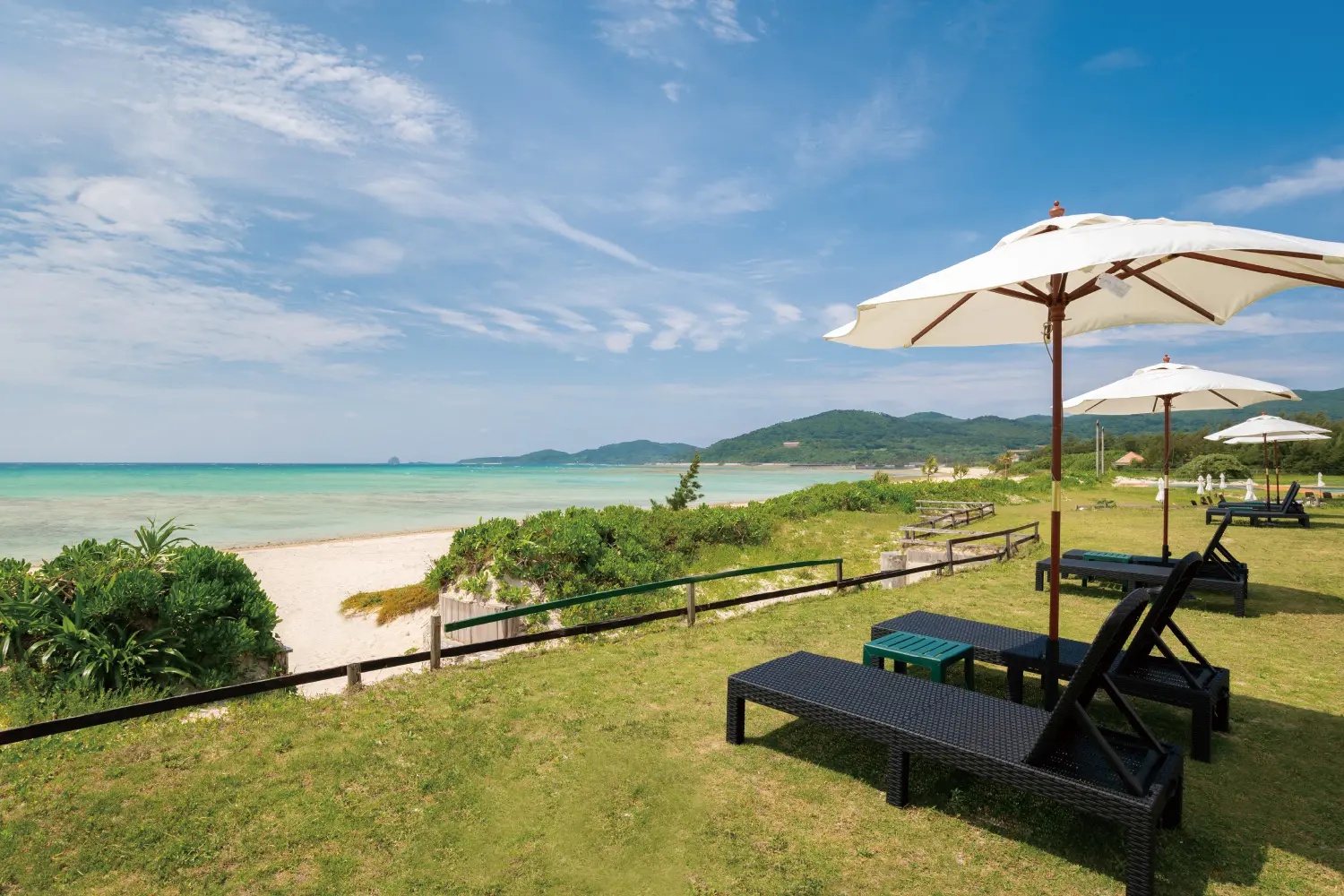 ―伊江海灘就在眼前展開的度假飯店