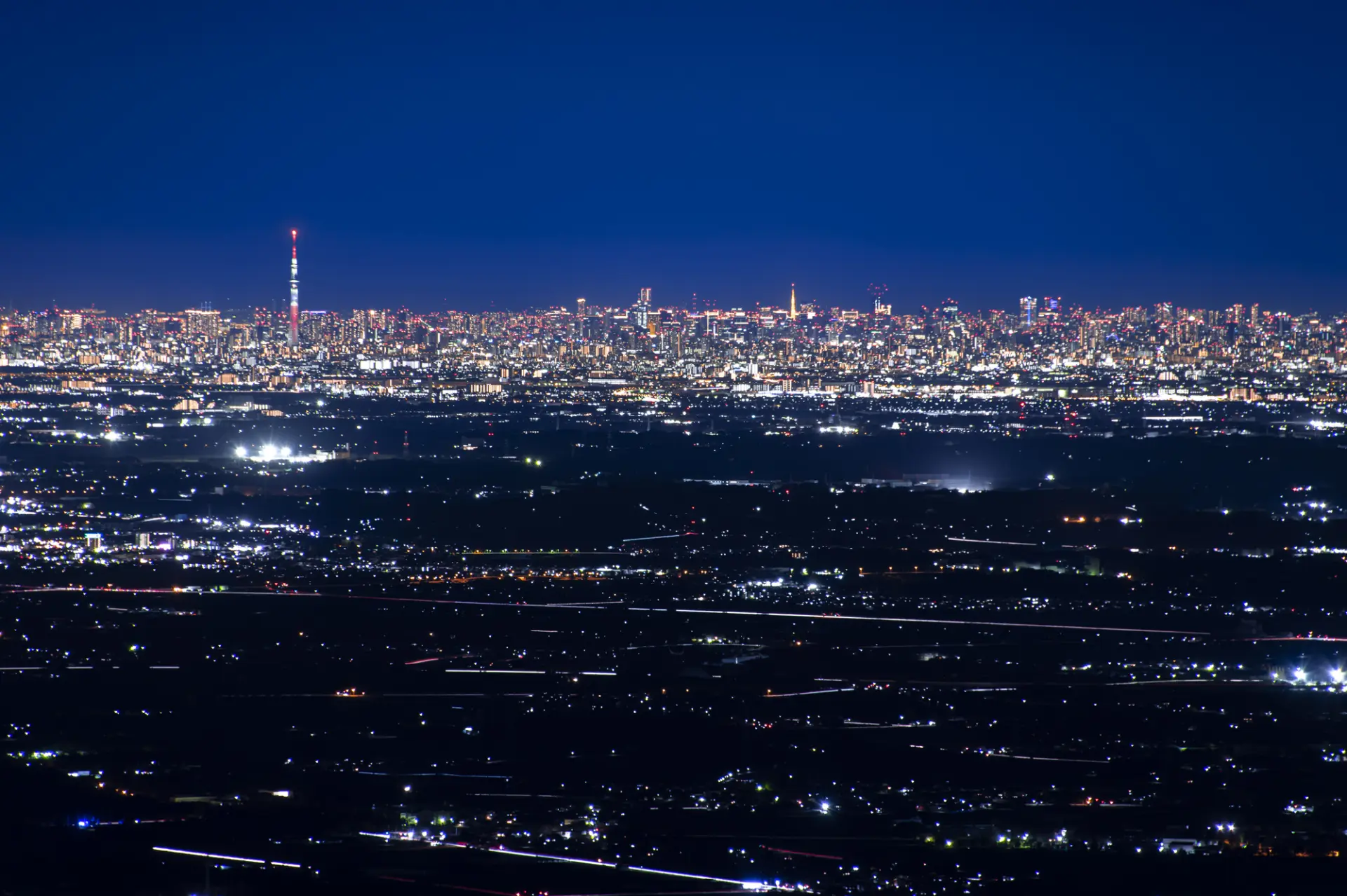 茨城の市街地が煌めく夜景も堪能してみよう