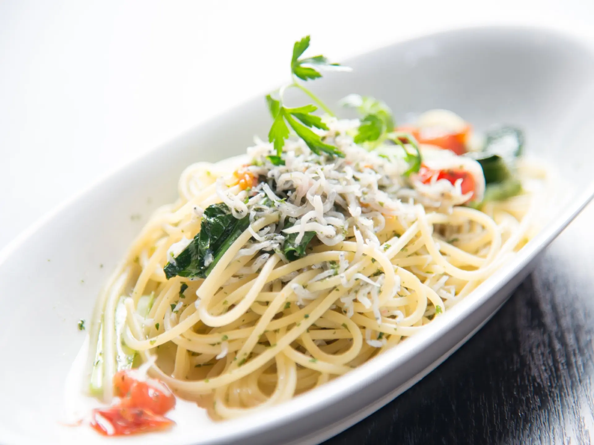 日間賀島ならではのしらすパスタも絶品(※写真はイメージです。)