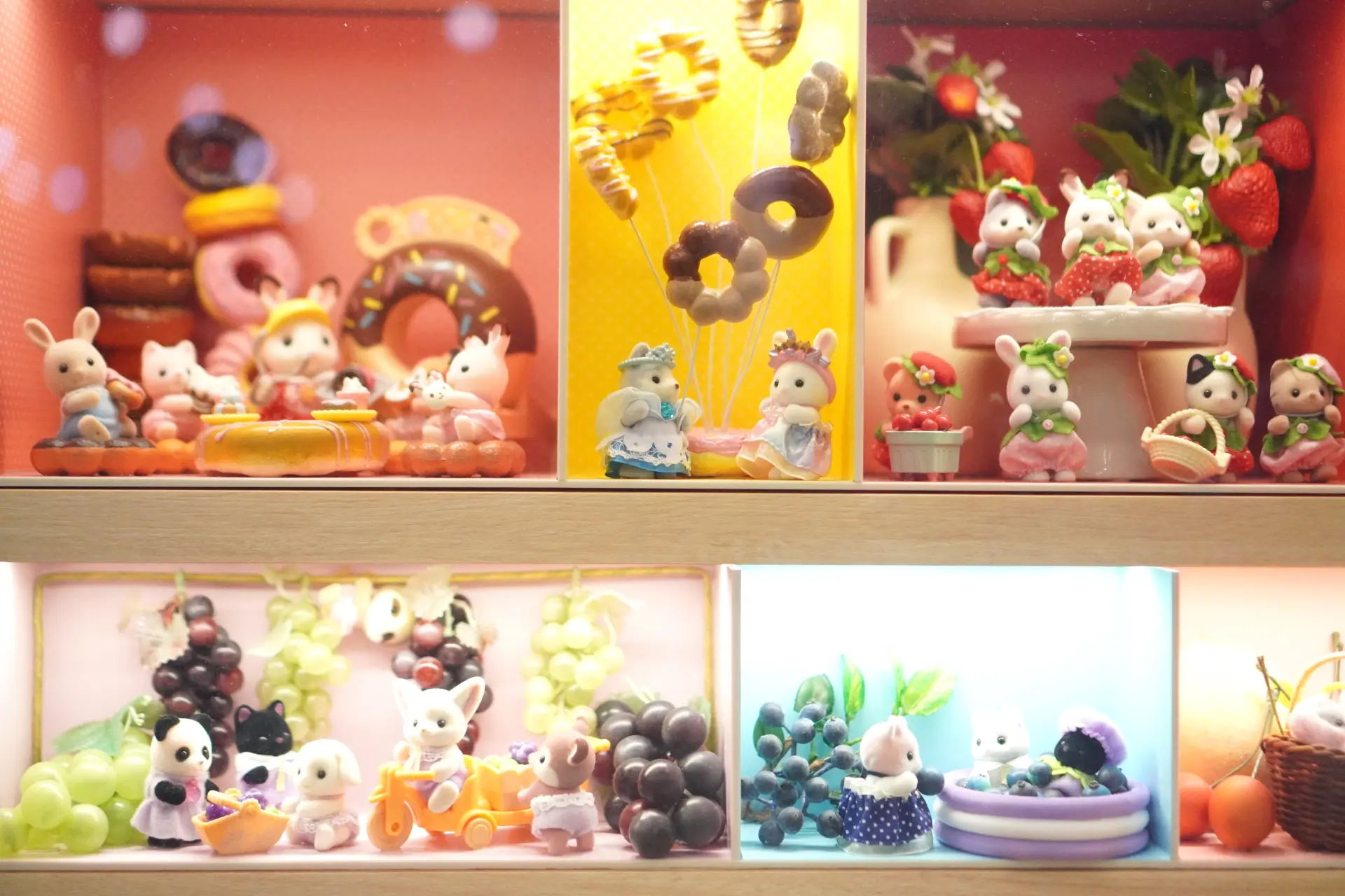 也有贩售「森林家族抽奖券」等商品